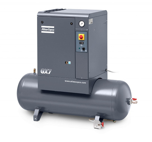 Atlas Copco GX7 10P CE Винтовой, маслосмазываемый компрессор с воздушным охлаждением Atlas Copco GX7 10P CE