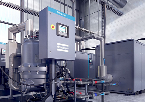 Atlas Copco ZR 132 - 10 FF. Высокотехнологичный, безмасляный, воздушный промышленный компрессор Atlas Copco ZR 132 - 10 FF со встроенным осушителем.